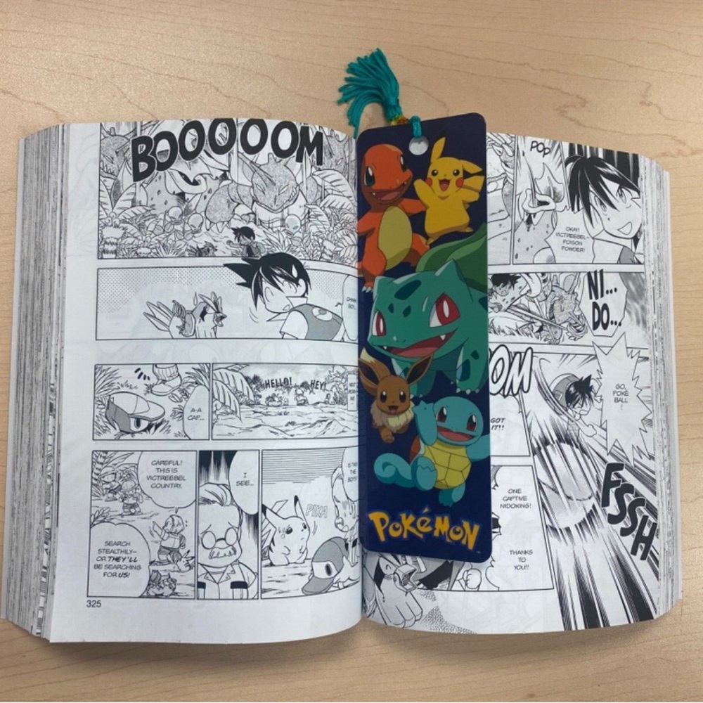POKEMON Bookmark! *BRAND NEW* Charmander, Pikachu, Eevee, Squirtle, Bulbasaur